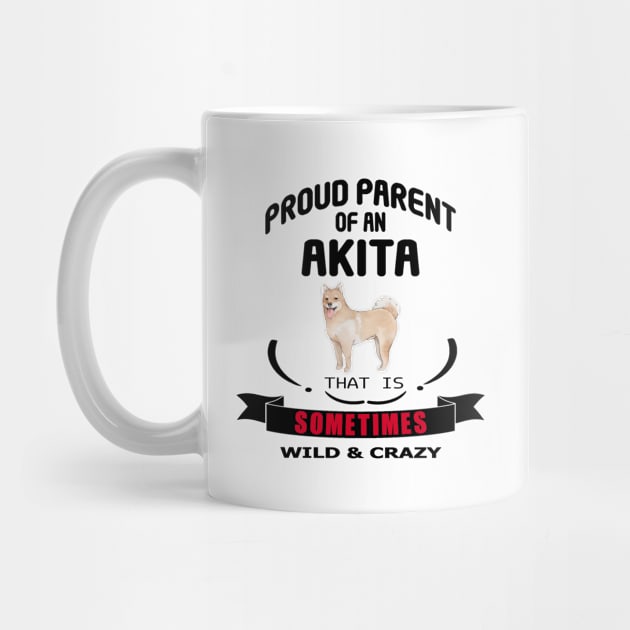 Proud parent of an Akita dog by artsytee